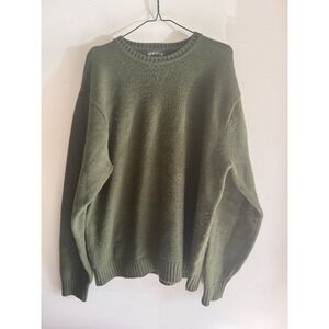 Women's XL Orvis Wool Blend Sweater Green
